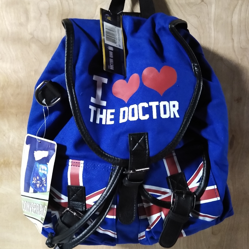 NWT DR. WHO convertible knapsack